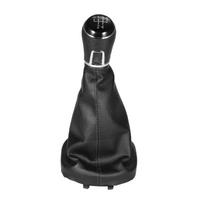 VW Touran 2003-2010 Caddy MK2 2004-2009 6 greičių pavaros rankenėlės perjungimo lazdos getras 5 Speed juoda