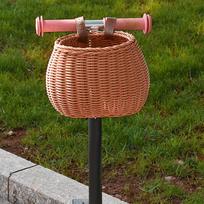 Bike Basket for Kids Bike, Fits Most Handlebars, Easy to Install Bicycle Accessories brown