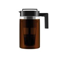 900ML Šalto Paruošimo Ledinės Kavos Virimo Aparatas Sandarus Dangtelis Silikoninė Rankena Kavos Virdulys One Size