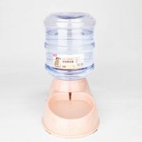 3,8 l didelės talpos naminių šunų girdyklos, automatinis tiektuvas, geriamas gyvūnų ėdalo vandens dubuo Drinking fountain rožinė
