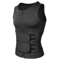 Men Body Shaper Waist Suit Sweat Vest Underwear Shirt Fat Burner Workout Tank Tops Shapewear For Sport L juoda