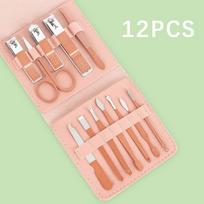 Grožio replės nagų kirpimo mašinėlės pedikiūro manikiūro įrankiai nerūdijančio plieno nagų kirpimo mašinėlių rinkinys 12pcs žalia