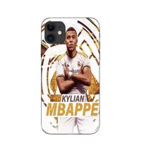 Maniacase dėklas iPhone 12 mini Kylian Mbappe Real Madrid tapetų šventei juoda