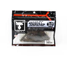 Jackall Minkštas masalas Jimmy Shrimp 3 coliai Tenaga cinamonas (0166) black