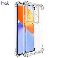 Infinix Note 30 4G 5G telefono dėklas IMAK UX-4 smūgiams atsparus minkštas dėklas infinix Note 30 4G balta