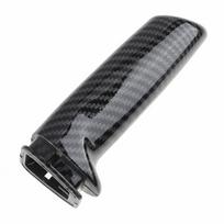 Automobilio anglies pluošto spalvos rankinio stabdžio rankenos dangtelis BMW Universal E46 E90 E92 E60 E61 F20 F30 F22 serijai juoda
