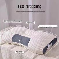 Gimdos kaklelio masažo pagalvė – be deformacijos, be griuvimo, padedanti užmigti, kokybiška SPA. 48*74cm 600g Single white