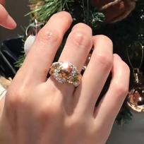 Weaving Pattern Carving Gold Feathers Drawing Gold Craftsmanship Fashionable New Style Ring for Women