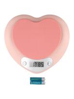 Electronic Kitchen Scale Heart-shaped LCD Scale Precision Kitchen Scale pink