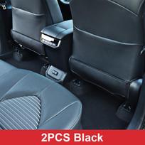Odinės automobilio sėdynės atlošo porankio dėžutės apsauginis dangtelis vaikams kūdikių smūgiams atsparūs kilimėliai, skirti Toyota Highlander XU70 Kluger 2020-2024 2024 m. black