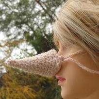 New Handmade Crocheted Skull Cat Beanie Skull Cat Ears Adult Hat about 6cm in diameter gray
