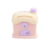 Animaciniai pasidaryk pats lipdukai kiaulė taupyklė kawaii didelės talpos miela maža namelio rakto kiaulė taupyklė laikymo dėžė šventinės dovanos vaikams beige
