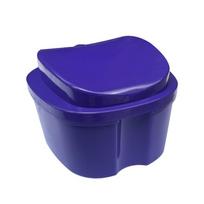 Pritaikoma plastikinė dantų protezų laikymo dėžutė – „Apple“ dizainas violetinė