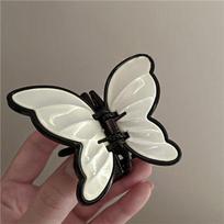 Acrylic Butterfly Hair Grab Clip Sweet Design Temperament Shark Clip Hair Clip Hair Accessories balta
