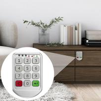 Intelligent Cabinet Lock Dual Modes Keyless Cabinet Locks For Drawer Cabinets CHINA gray