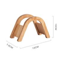 Coffee Filter Paper Holder Storage Box Wood Dust-proof Filter Paper Rack Stand Home Cafe Making Coffee Accessories Coffeware beige