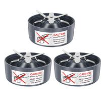 3 Pieces Replacement Extractor Blade for Nutribullet 600W/ 900W Models Replacement Parts Blade CHINA