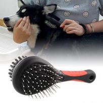 Double Sided Pet Brush Dog Puppy Hair Grooming Shedding Cleaning Makeup Comb black