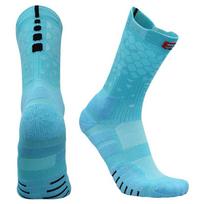 Vyriškos storesnės elitinės krepšinio kojinės dviračių sportui jaunimui medvilninis rankšluostinis padas lauko sportui vyriškos bėgimo kojinės 1 pair dangaus mėlyna spalva