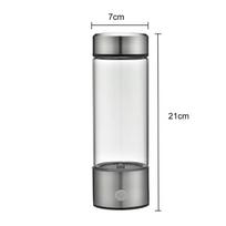 1 vnt. 450 ml nešiojamas vandenilio vandens generatorius, 3 minučių režimas, didelės koncentracijos vandenilio vandens generatorius white