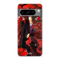 Phone Case - MANIACASE - Google Pixel 8a Pro - Demon Slayer Pattern - Red Color - Soft juoda
