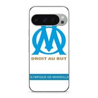 Case for Google Pixel 9 Pro white Olympique de Marseille Olympic logo Background juoda