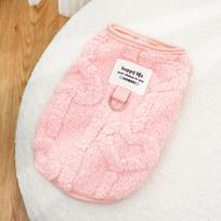 Dog Clothes Winter Teddy Bear Pomeranian Small Dog Pet Autumn and Winter Plush Traction Velvet Clothes Cat Supplies Puppy XS white