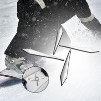 4 Pack Snowboard Skates Stickers Replacement for Portable Winter Outdoor Activities raudona