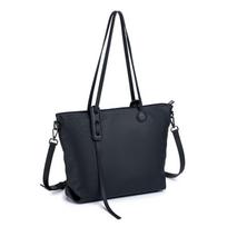 Leather Simple High Appearance Level Tote Bag Women's Shoulder Crossbody Bag Omnibus Commuter Handbag Large Capacity Women's Bag žalia