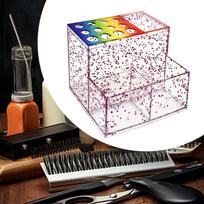 Shear Holder Salon Organizer Hair Brush Barber Scissors Box ,Salon