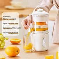 Large Caliber Portable Juicer Orange Lemon Extractor Slag Juice Separation Automatic Spiral kneading Slow Expeller Rechargeable balta
