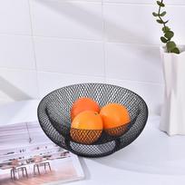 Creative Style Double Iron Fruit Basket Modern Living Room Household Fruit Plate Dried Fruit Basket Candy Snack Tray juoda