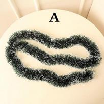 1PCS 2M Christmas Eve Decoration Bar Tops Ribbon Garland Christmas Tree Kitchen Ornaments Wedding Party Decoration Prop A