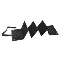 Pleistrų knygelės organizatorius Pleistrų ekspozicija Daugiafunkcinė apsauginė knyga Nešiojama sulankstoma black