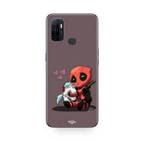 Coque Oppo A32 Bébé Deadpool avec Licorne Maniacase juoda