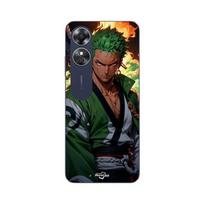 Case for Oppo A17 One piece Zoro manga anime 3D art juoda