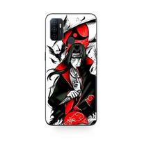 Case for Oppo A32 Demon Slayer Kimetsu no Yaiba Itachi Uchiha juoda