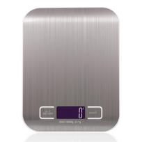 Virtuvinės svarstyklės Skaitmeninės maisto svarstyklės 10 kg Matavimo diapazonas gaminimui kepimui g lb oz ml kg Pienas ml Silver-rechargeable range 10kg sidabras