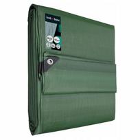Outdoor Protection Tarp - Polyethylene - 8 x 12 m - Olive Green - 120 g/m² - UV Resistant Tarp - KOTARBAU Trailer Tarp žalia