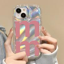 Mobiliojo telefono dėklai iPhone 11 13 XR 15 Pro Max 12 14 Pro Max dėklas iPhone 16 7 Plus 8 Plus XS Max 6 15 Plus Lazerio bangų raštas Apsaugantis nuo smūgių Vandeniui atsparus iPhone 6&6S gryna