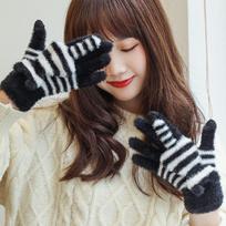 Sensoriniai pirštinės, pagamintos „Gloves“, naujo žiemos stiliaus, mielos animacinės šiltos pirštinės kolegijų studentams, biuro darbuotojų grožiui average size gray