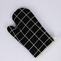 Microwave Cotton Gloves Thickened Heat-resistant Kitchen Oven Insulation Gloves Kitchen Tools Baking Accessories gray