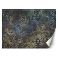Tapetai Mėlynas vintage ornamentas 100x70 žalia