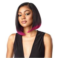 Short Hair Is Partially Divided Into The Whole Head Cover Natural Gradual Change Of Color, Inner Buckle Straight Hair Mechanism Chemical Fiber