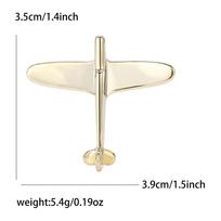 Stylish Simple Copper Glossy Plane Brooch Fashionable Versatile Men'S And Women'S Suits Cardigan Corsage Jewelry Pin