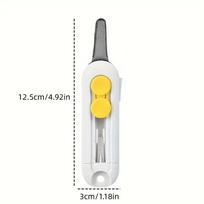 Magnetic Mini Box Cutter Utility Knife Portable Box Cutter Letter Opener Paper Cutter Retractable Blade Durable Abs Material