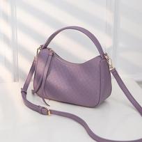 Austas minimalistinis moteriškas krepšys Nešiojamas pečių krepšys Madingas ir nešiojamas Crossbody mažas krepšys one size violetinė