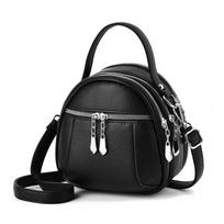 Daug kišenių Užtrauktukas Moteriškos peties rankinės Siuvimo siūlas Moteriškos crossbody rankinės