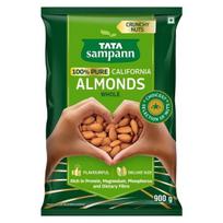 Tata Sampann Pure California Almonds Whole, 900g, Real Nuts, High in Fiber, Badam Giri, Rich in Protein, Magnesium, Phosphorus