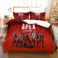 3D Print APEX Legends Bedding Set Duvet Cover Bed Set Quilt Cover Pillowcase Comforter king Queen Size Boys Adult Bedding Set EU Single 135x200cm